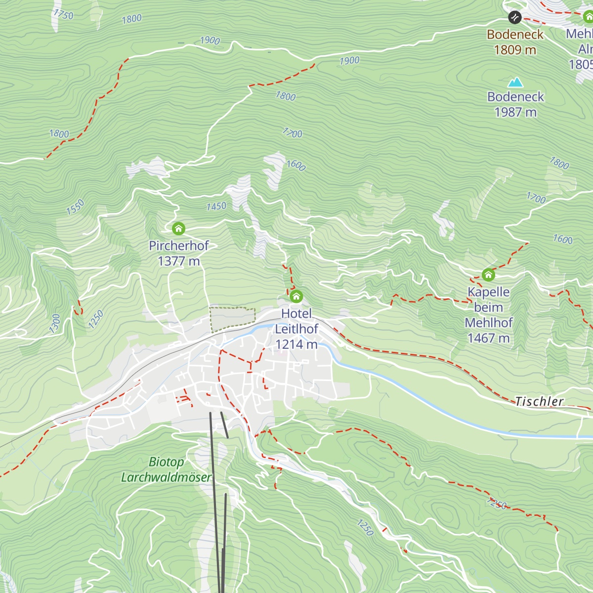 Hotel Leitlhof map