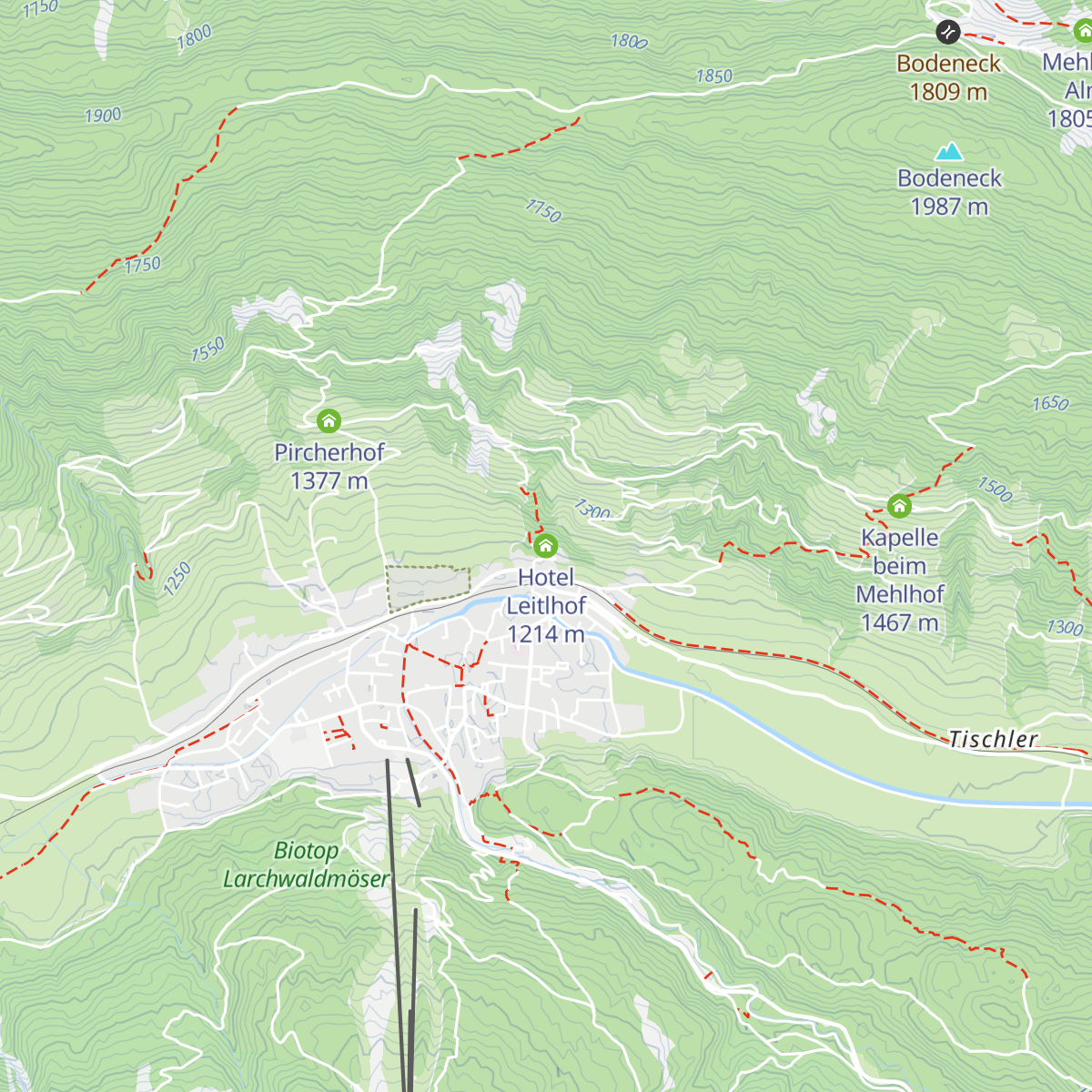 Hotel Leitlhof map