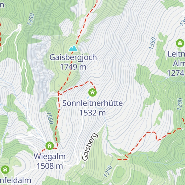 Map of Sonnleitnerhütte