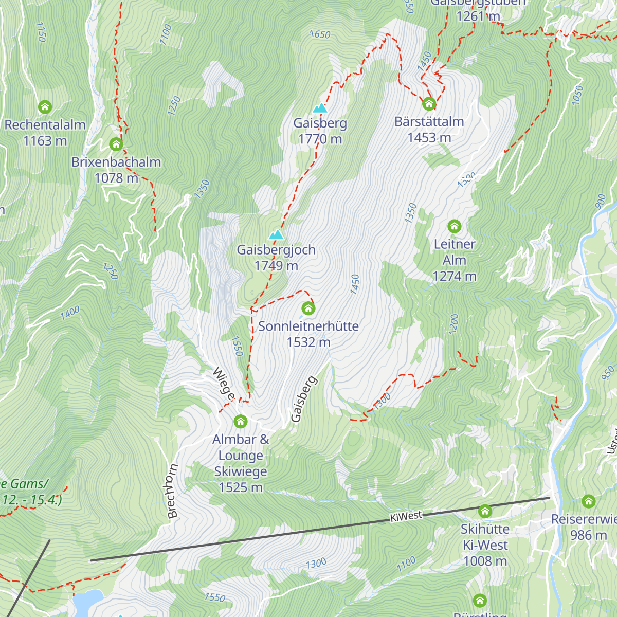 Sonnleitnerhütte map