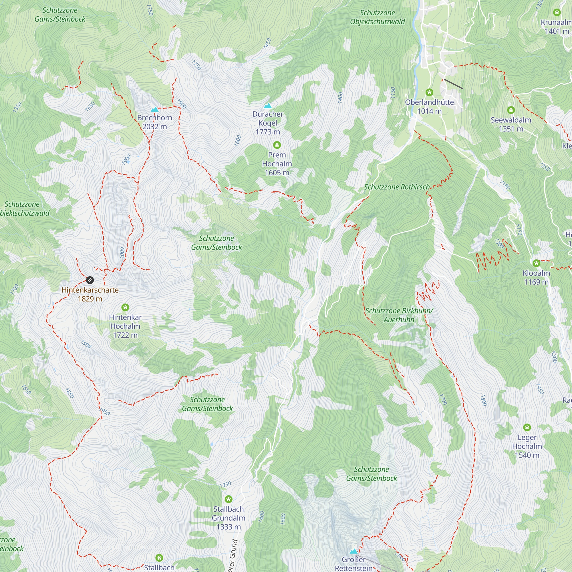 Steicheralm map