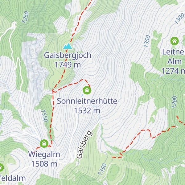 Map of Kobingerhütte