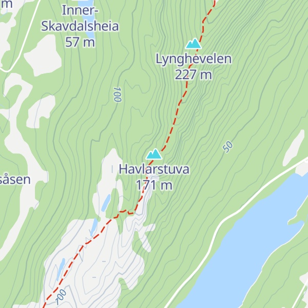Map of Havlarstuva