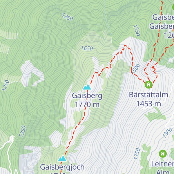Map of Gaisberg