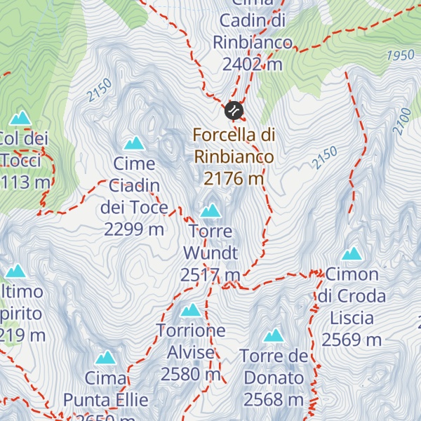 Map of Torre Wundt