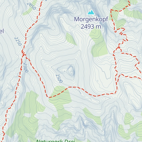 Map of Schwabenalpenkopf - Torre dei Scarperi