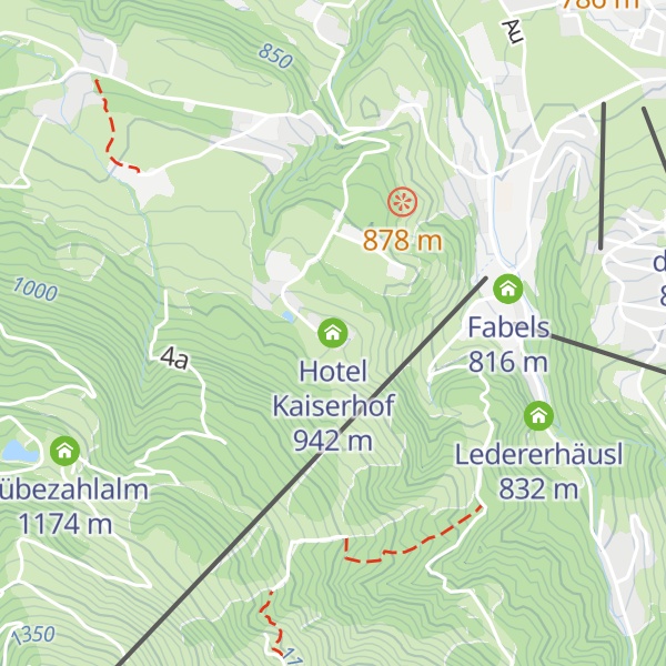 Map of Hotel Kaiserhof