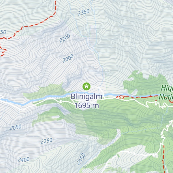 Map of Blinigalm