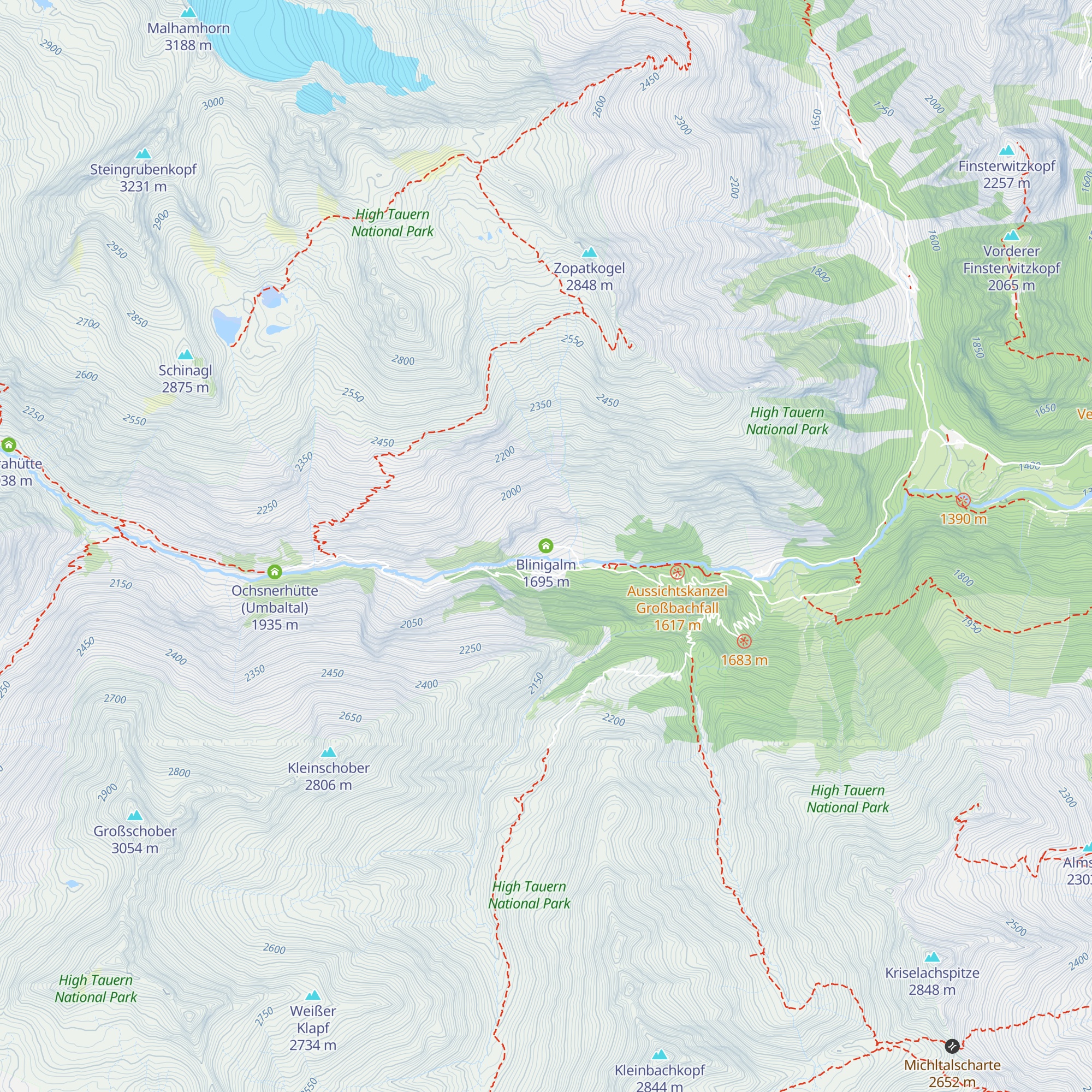 Blinigalm map