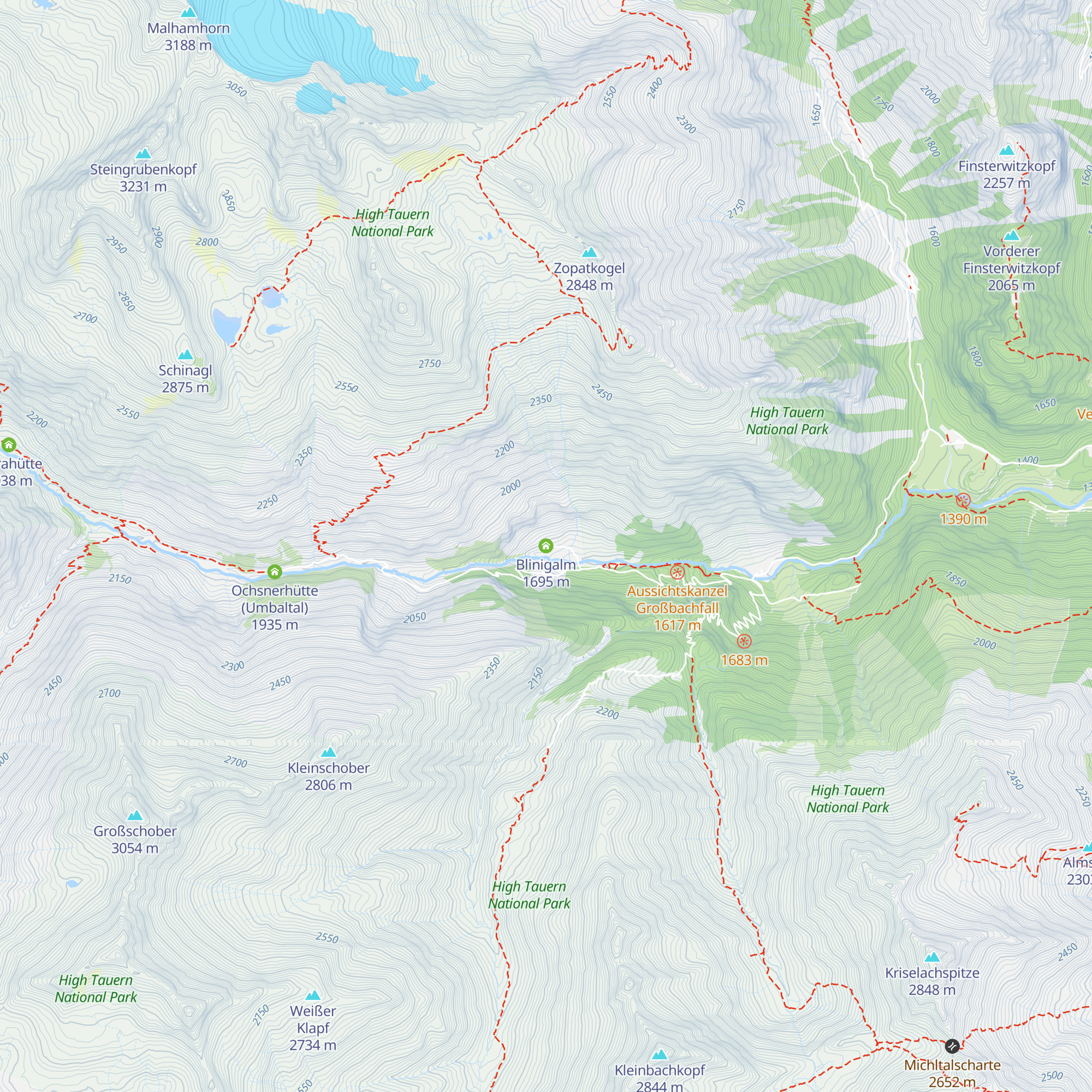 Blinigalm map