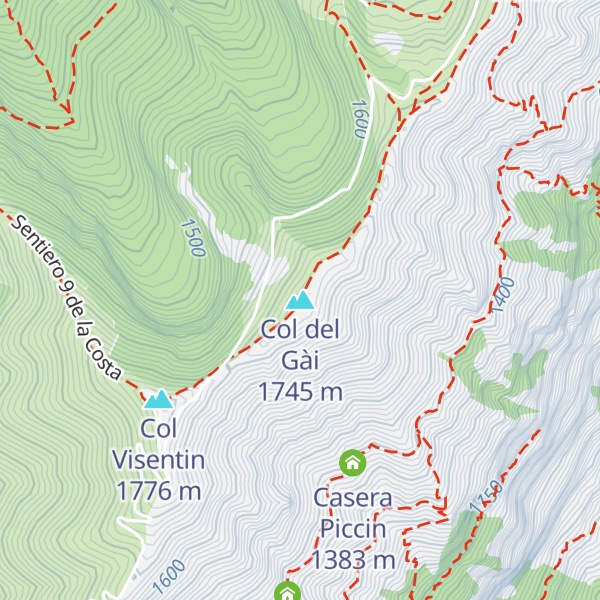 Map of Col del Gài