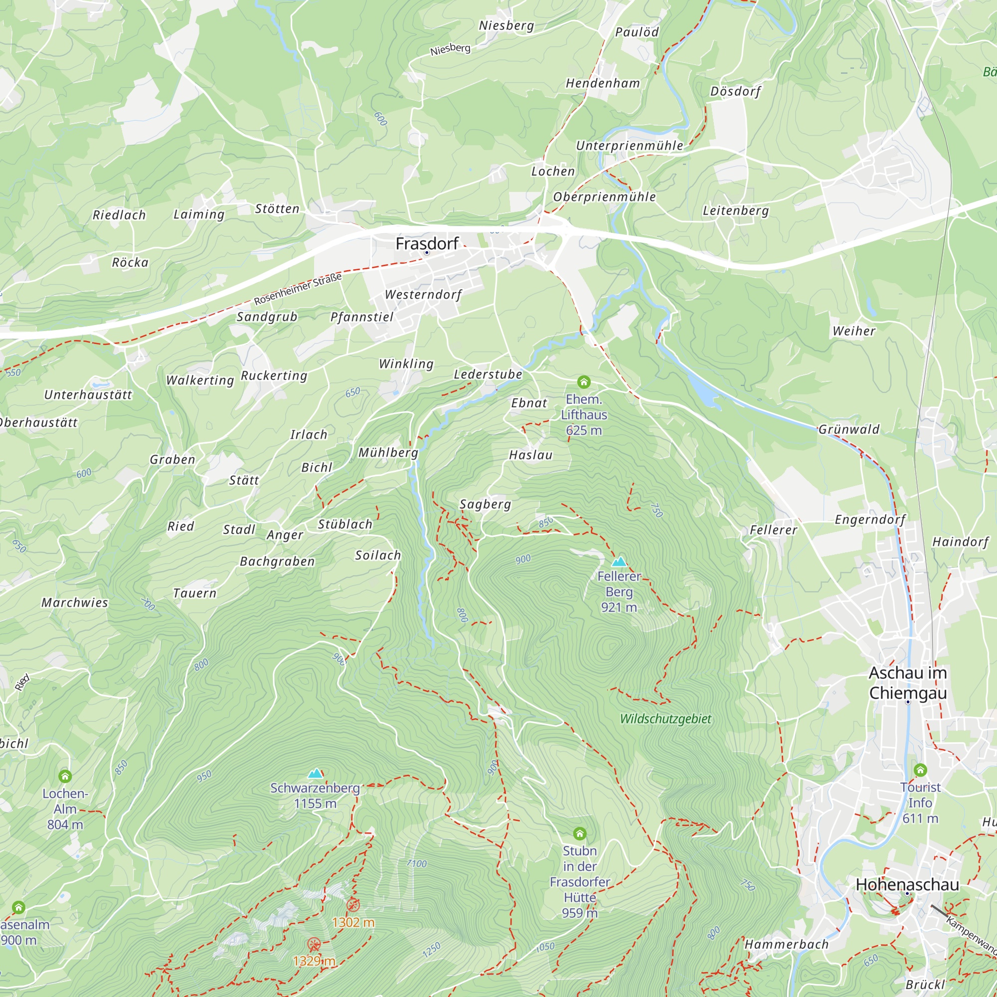Chiemsee Chalet map
