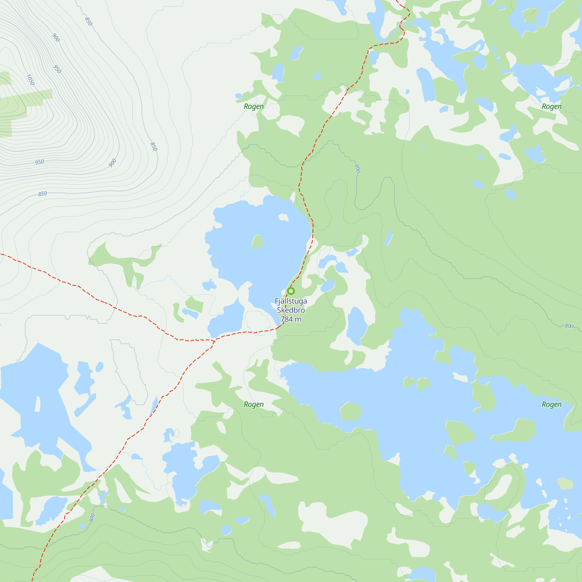 Fjällstuga Skedbro map