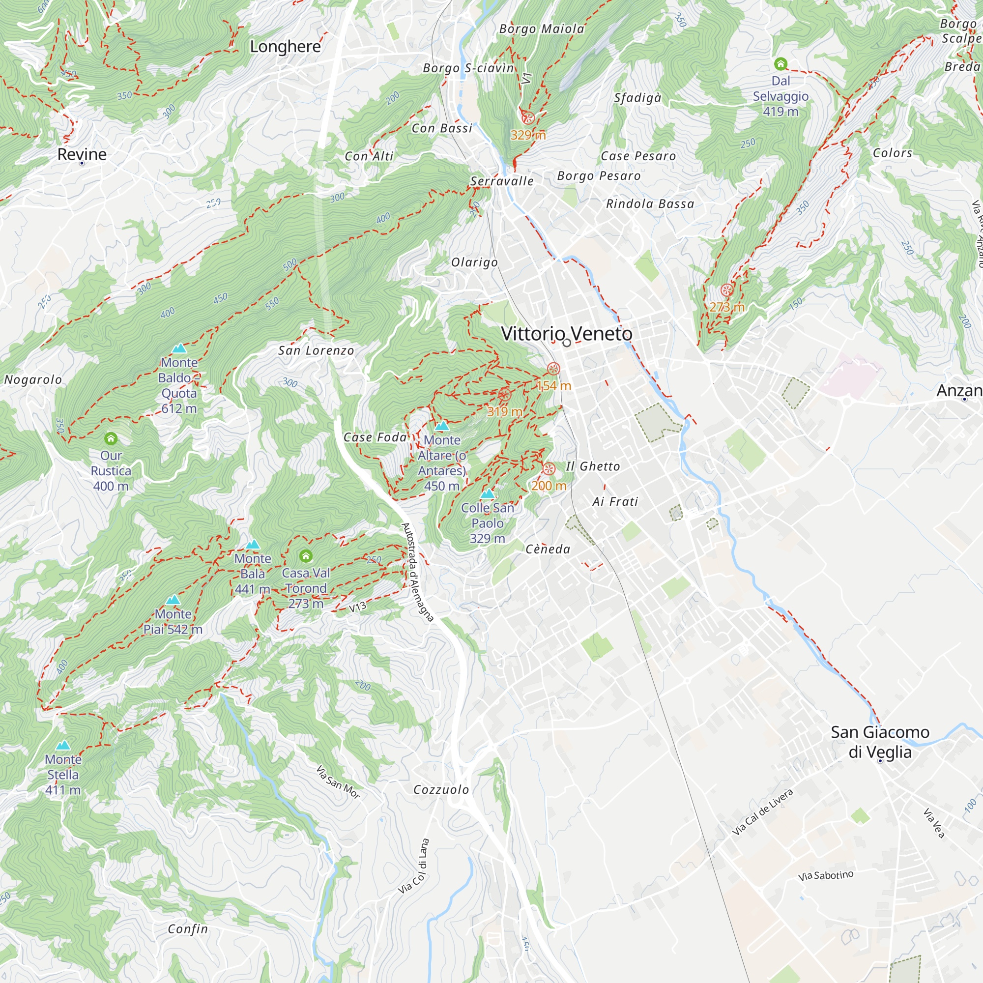San Paolo al Monte map