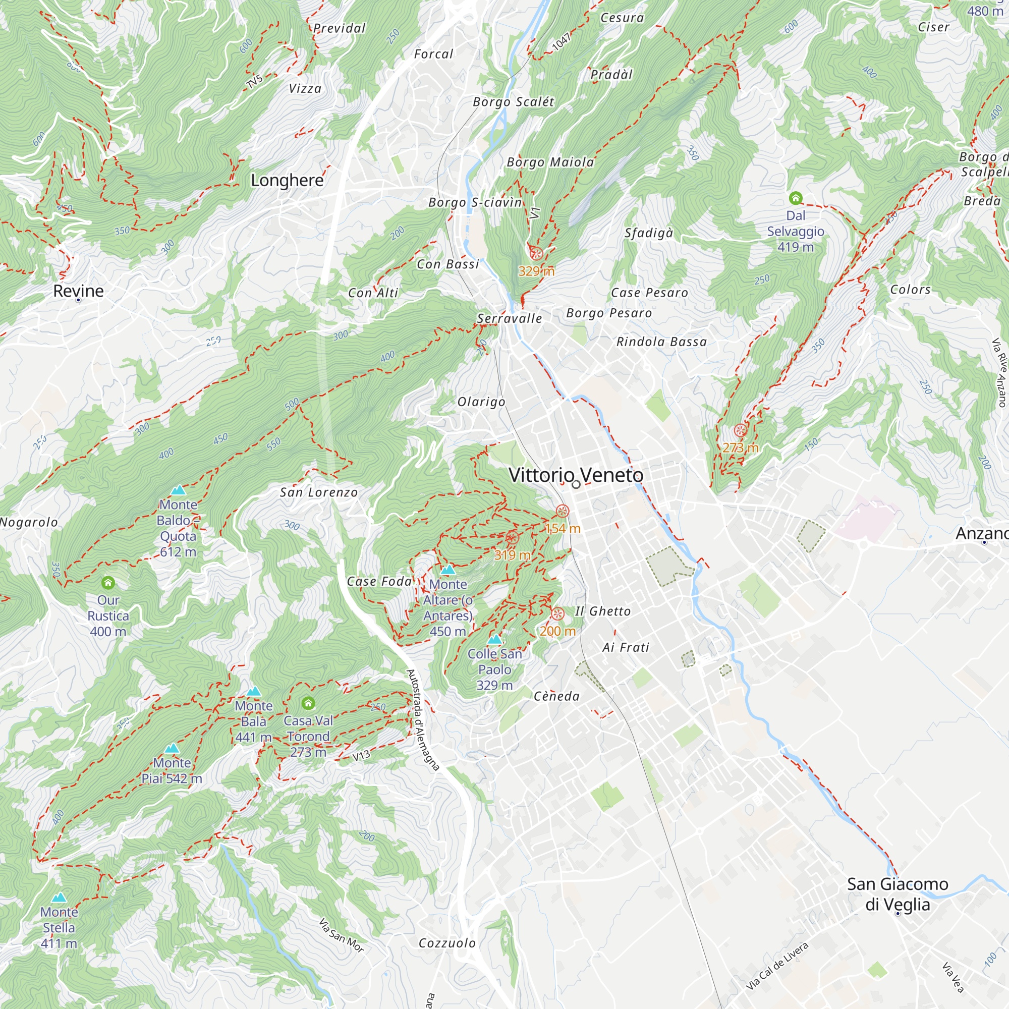 Case Bastanzetti map