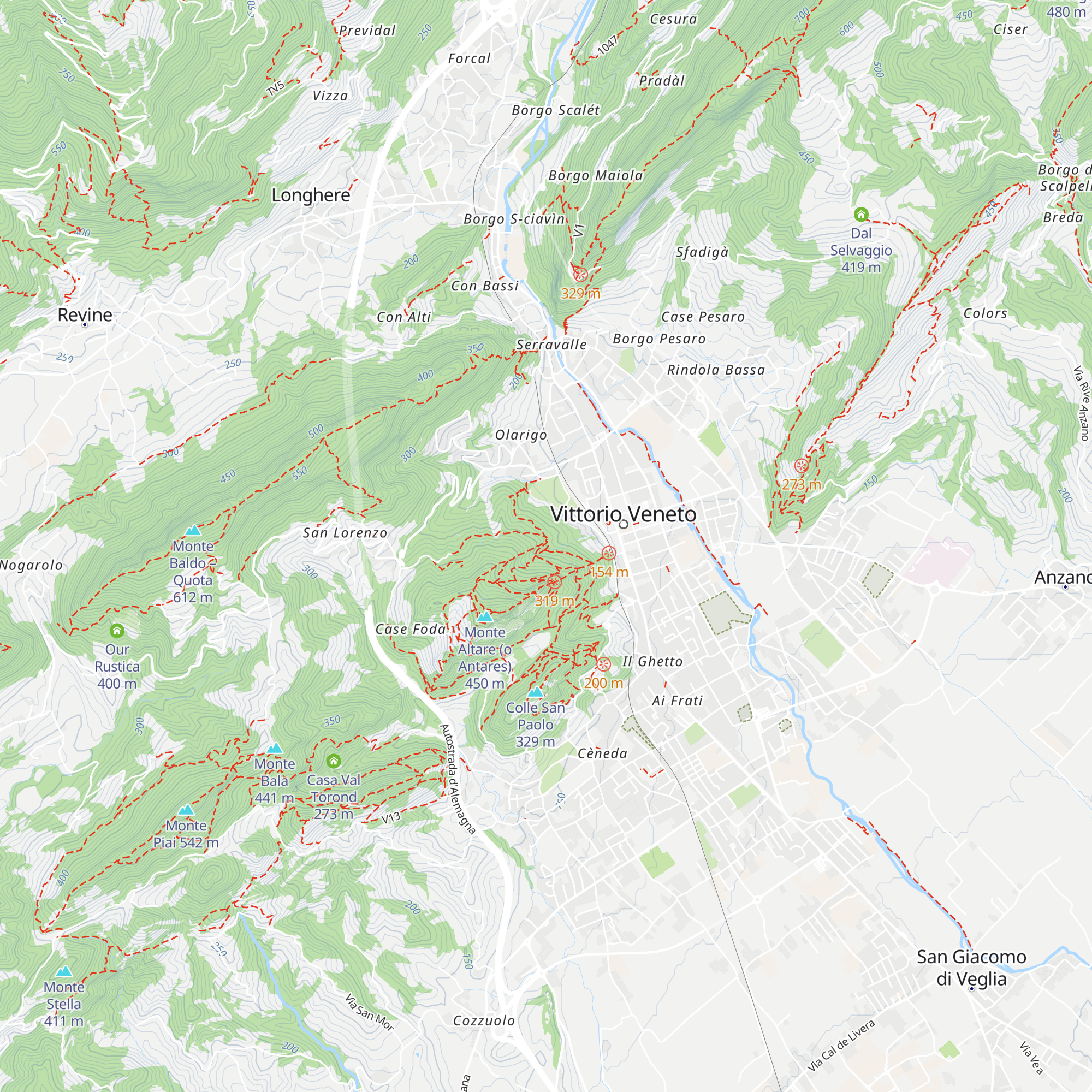 Case Bastanzetti map