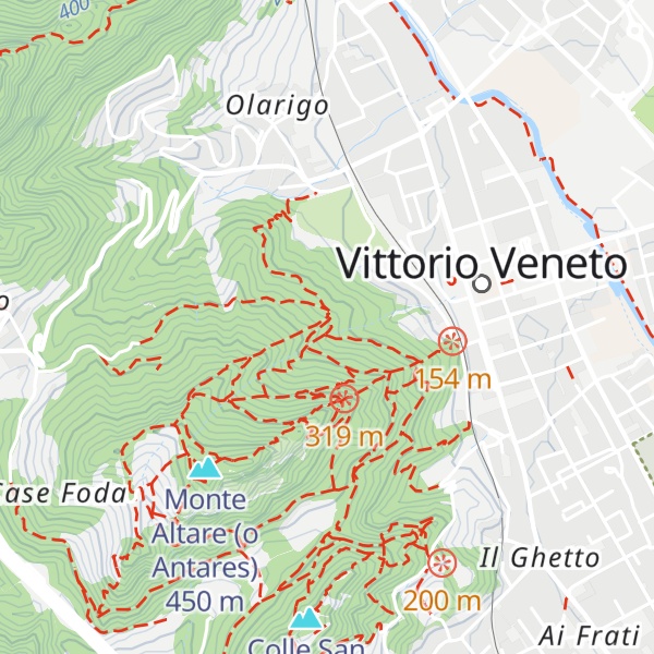 Map of Case Bastanzetti