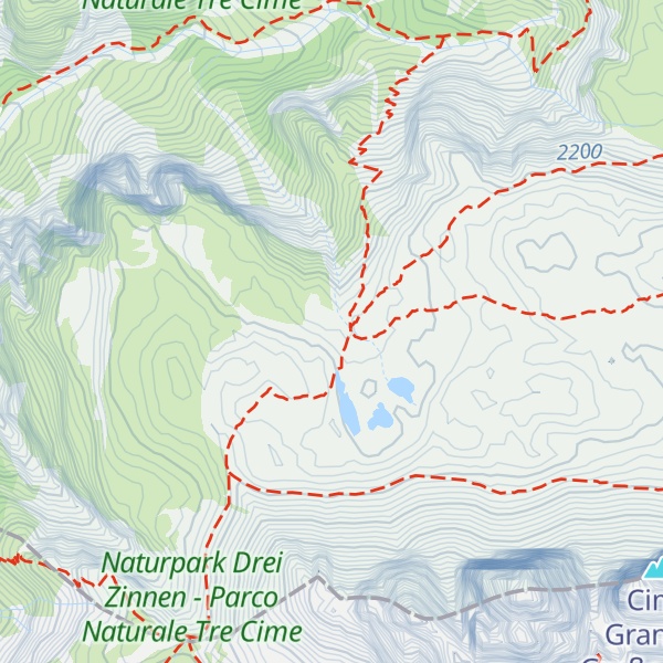 Map of Lange Alm