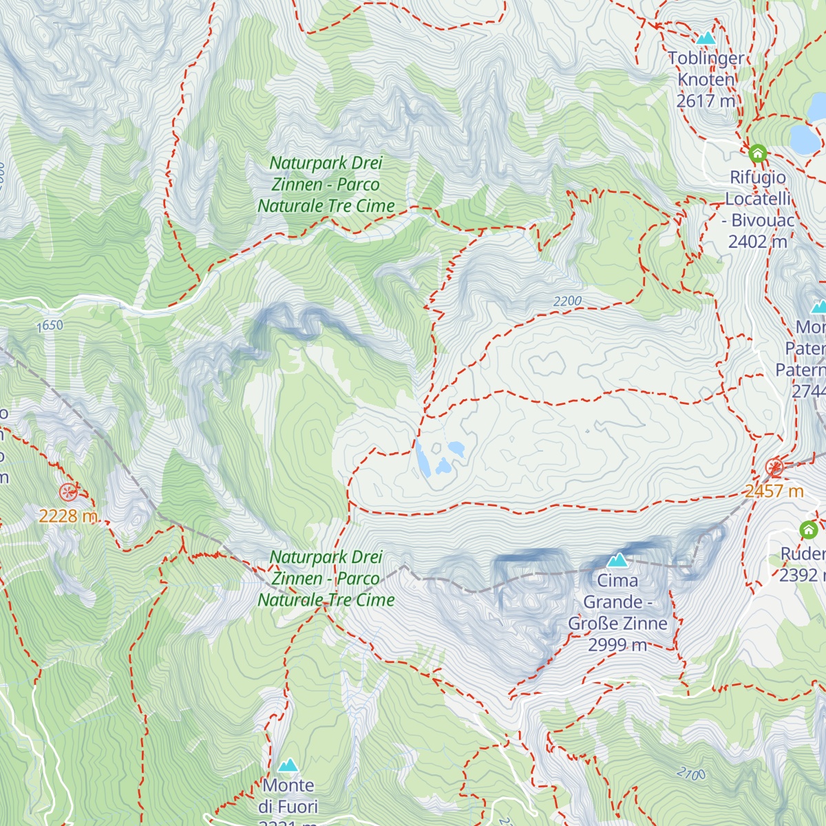 Lange Alm map