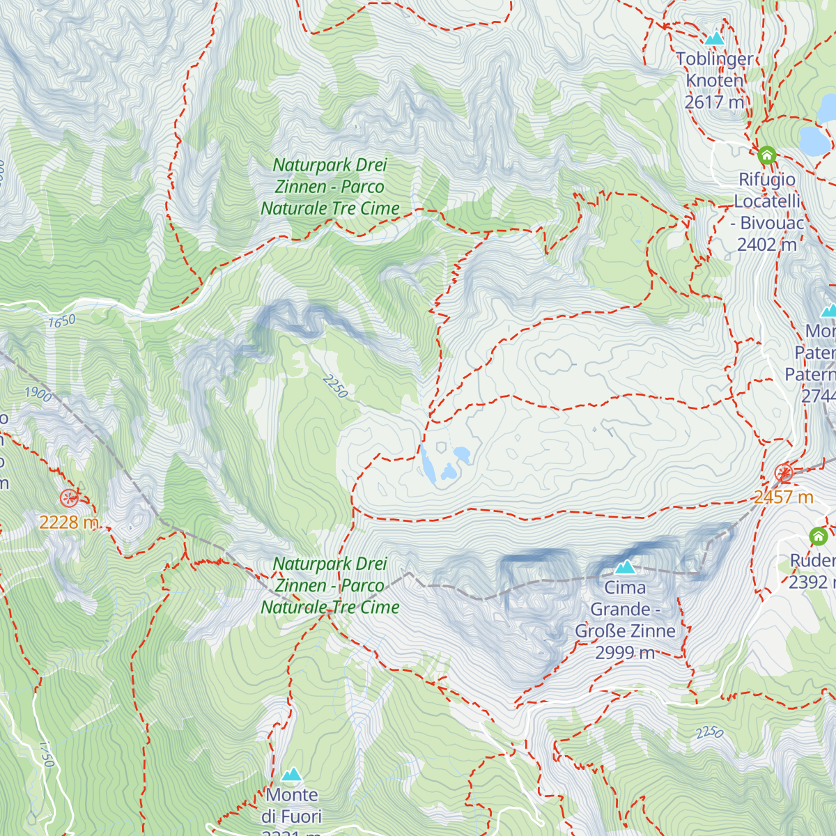 Lange Alm map
