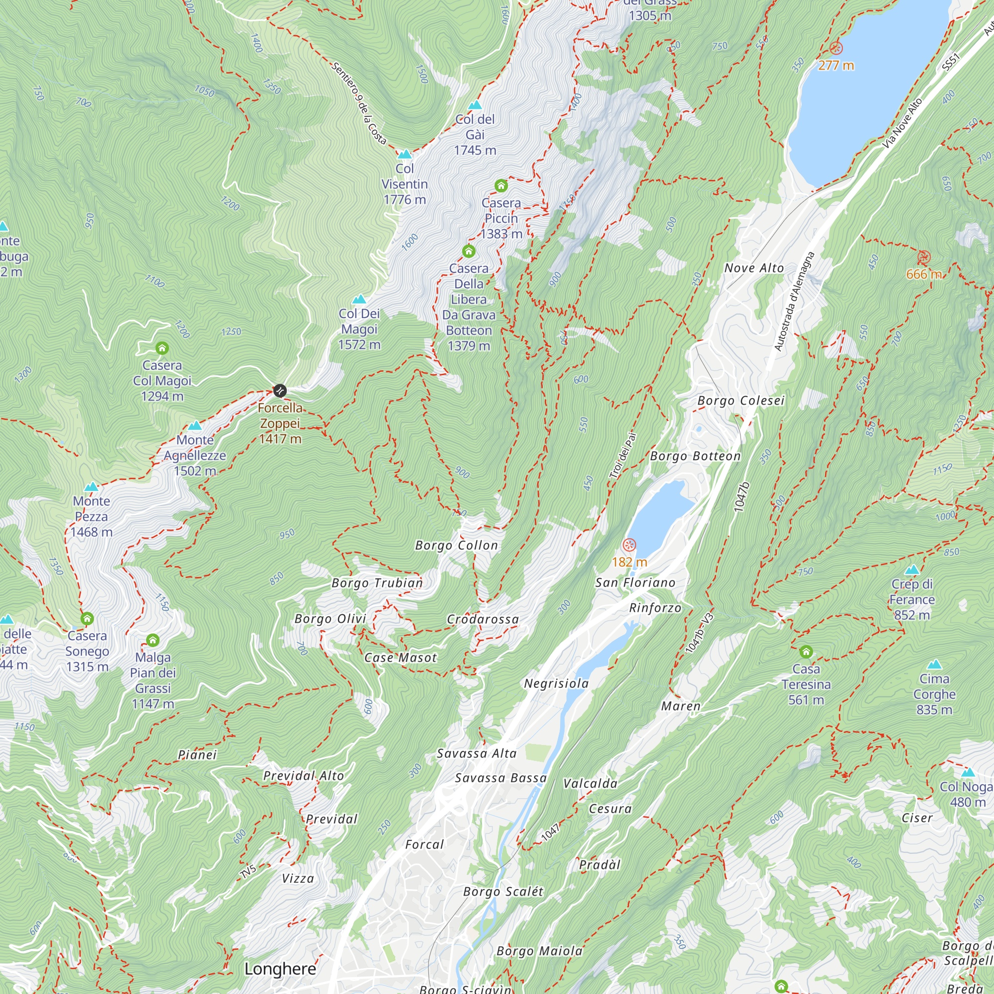 Casere Biz map