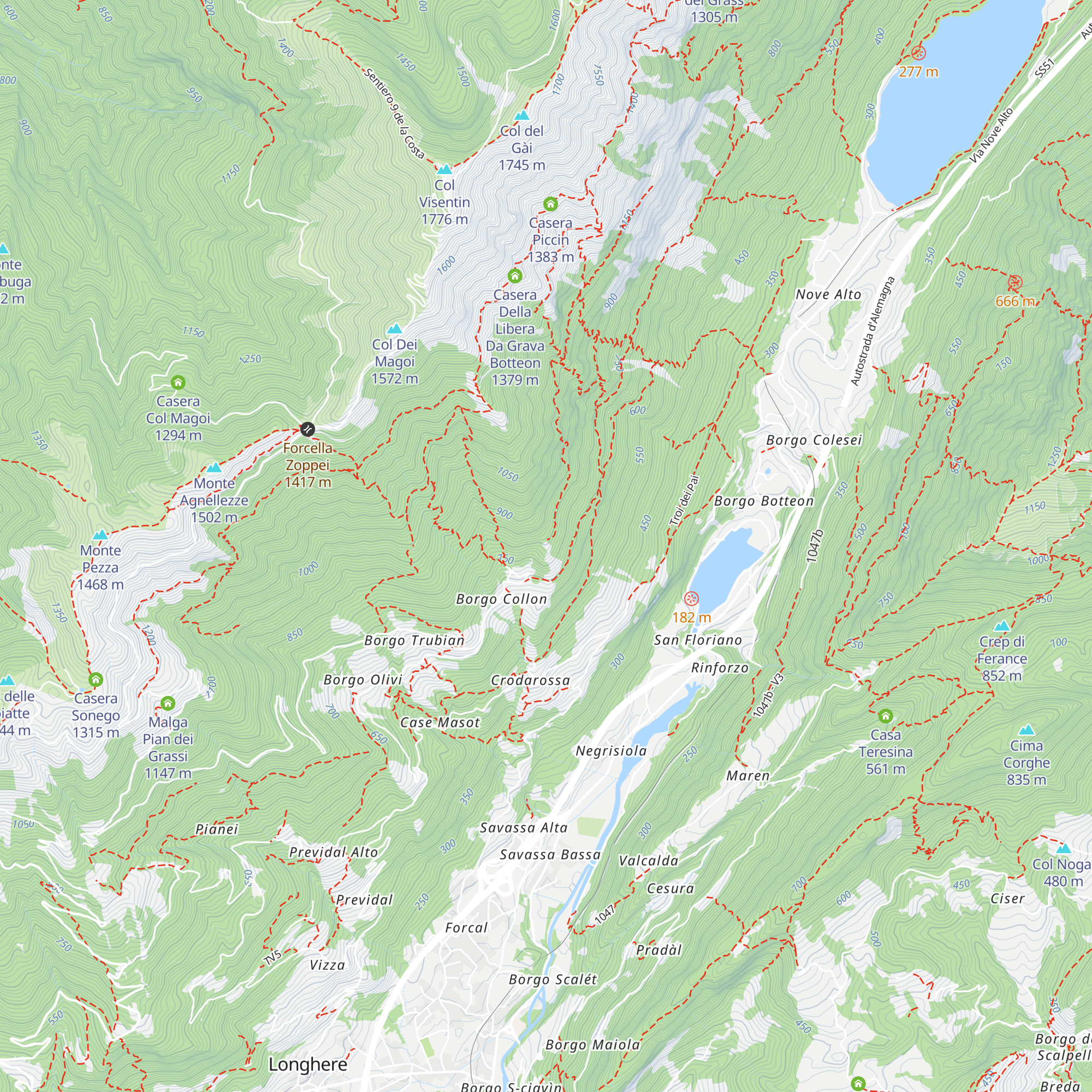 Casere Biz map