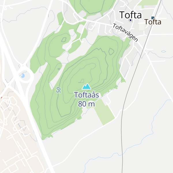 Map of Toftaås