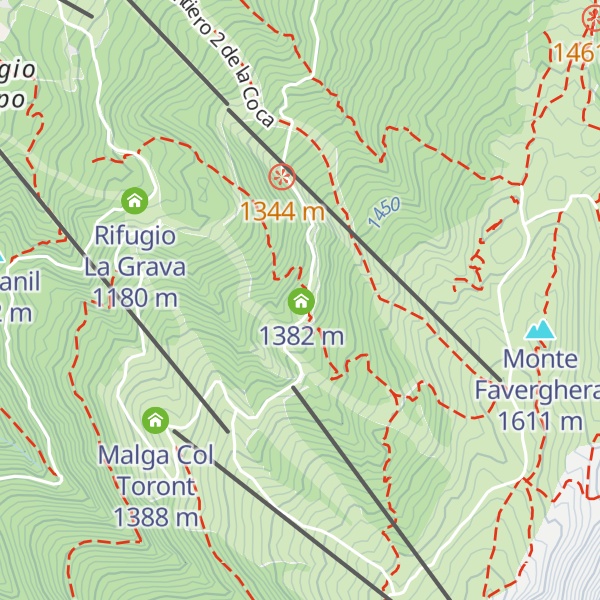 Map of Casera Erte