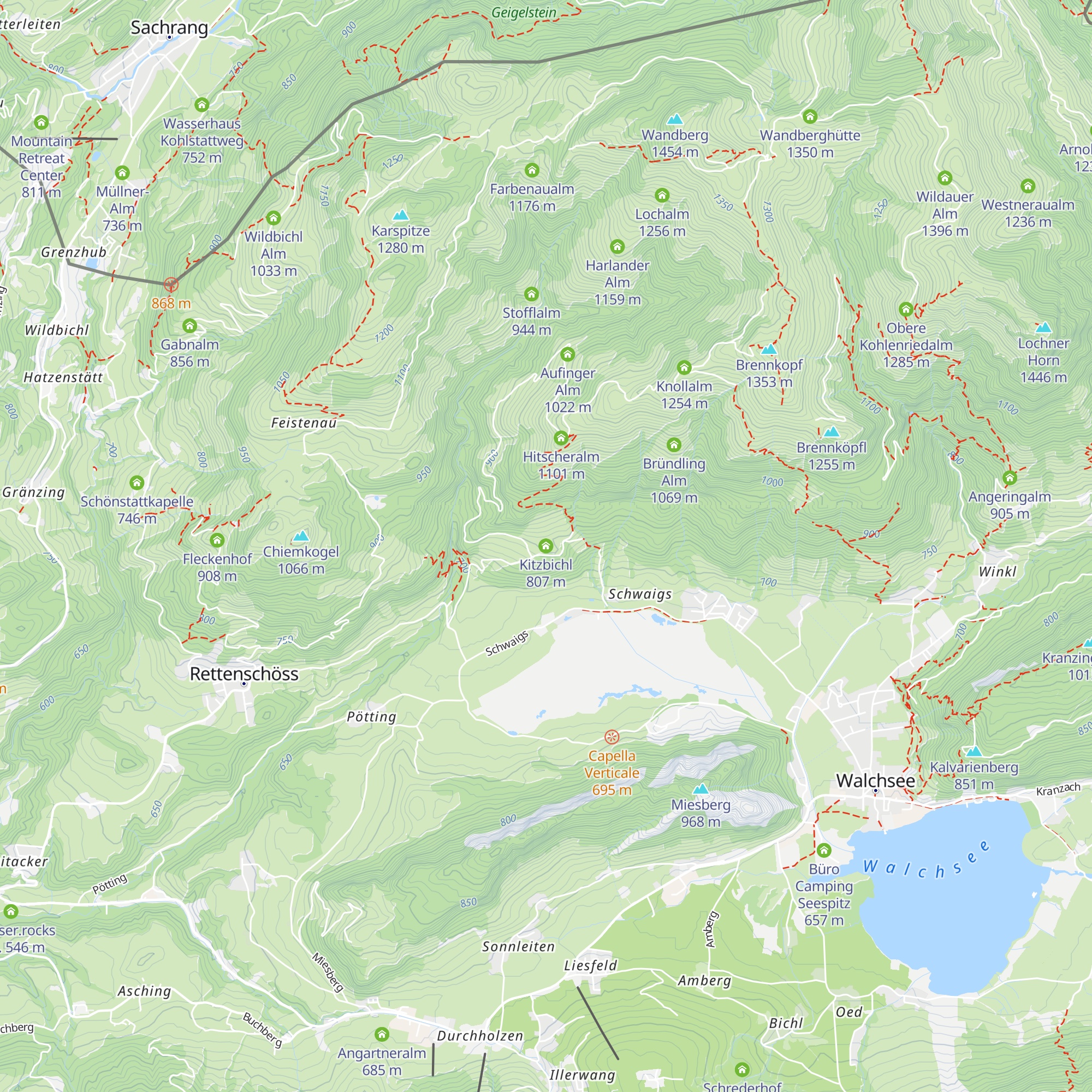Kitzbichl map