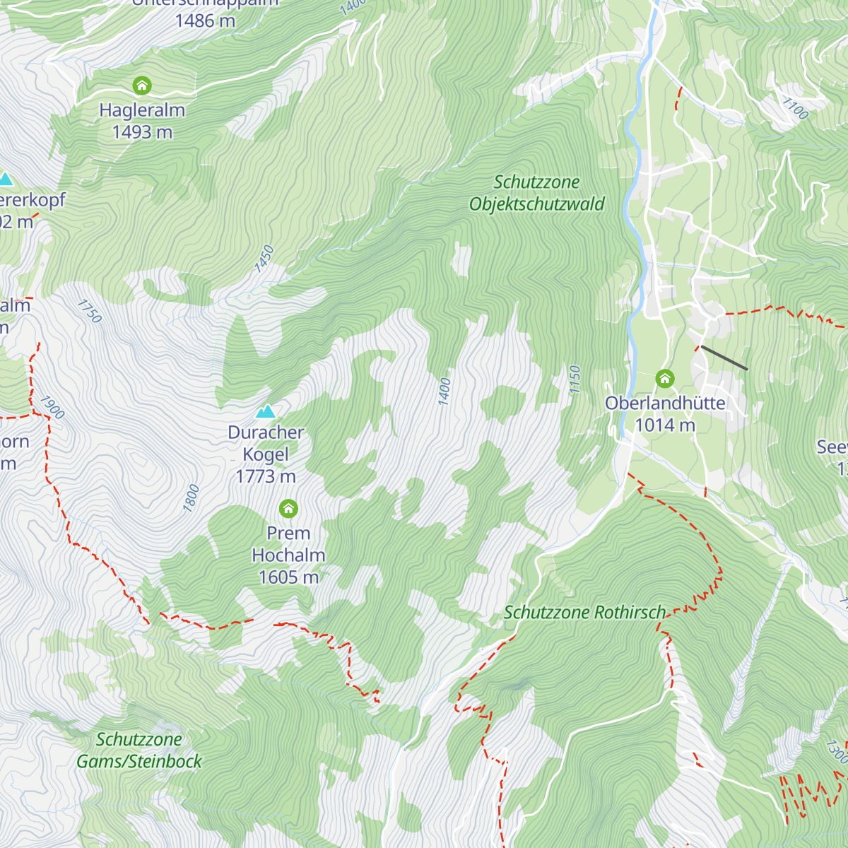 DAV Durchalm map