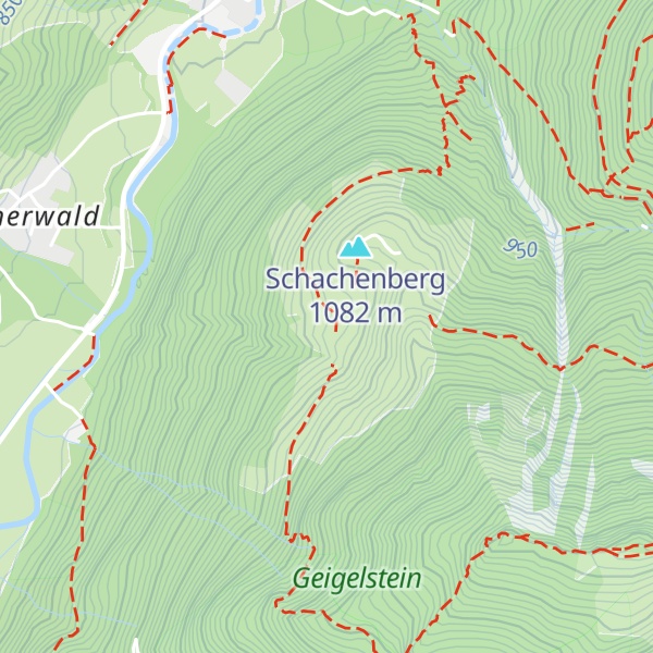 Map of Schachenalm