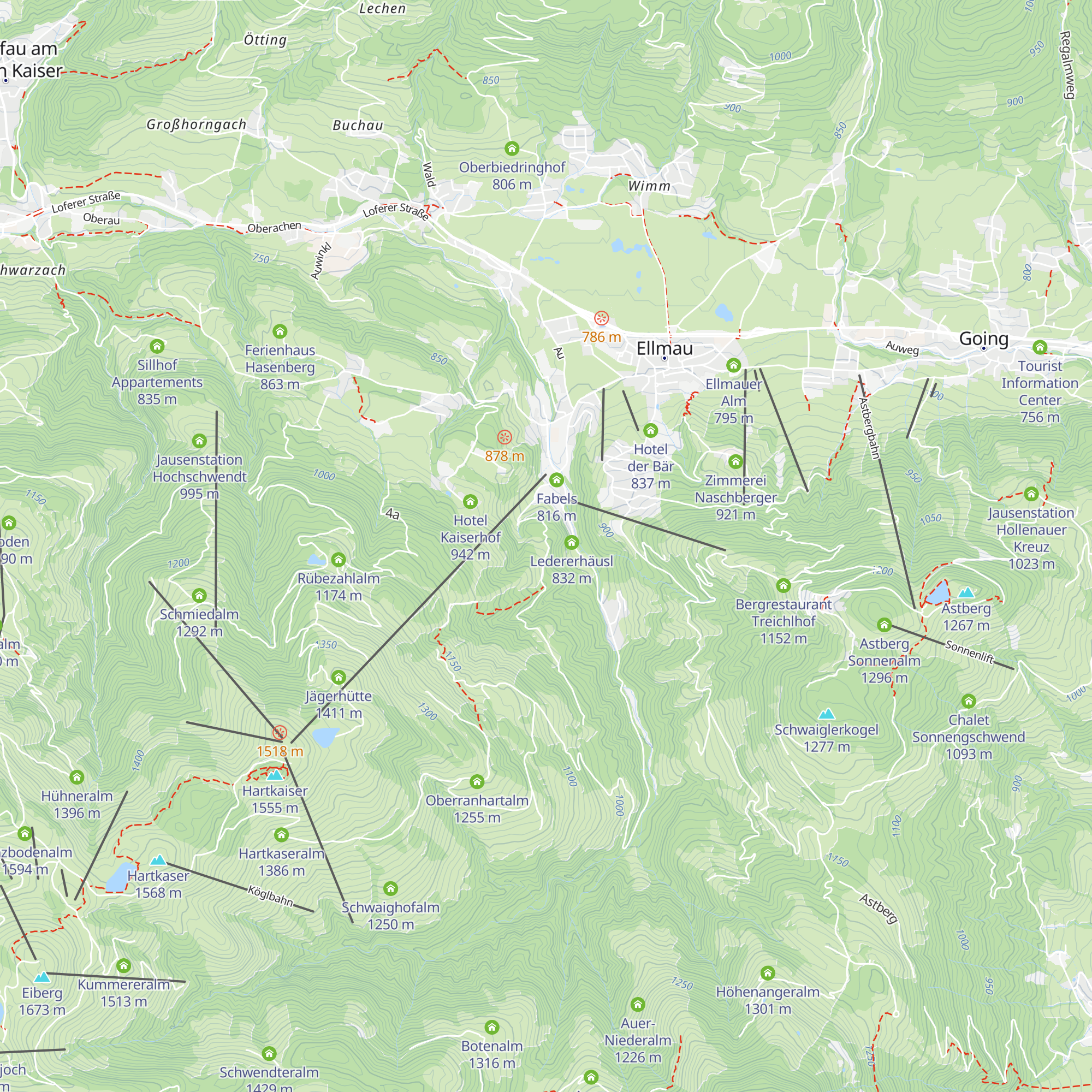 Jausenstation Hausleitenstubn map