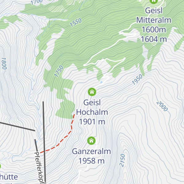 Map of Geisl Hochalm