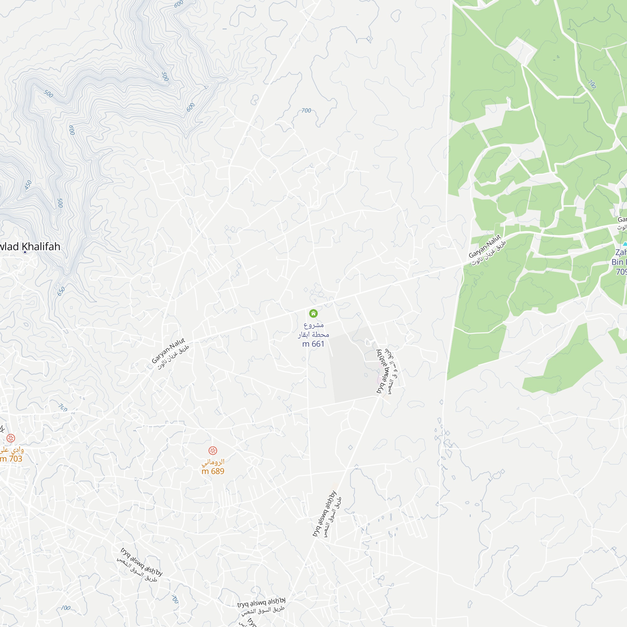 مشروع محطة ابقار map