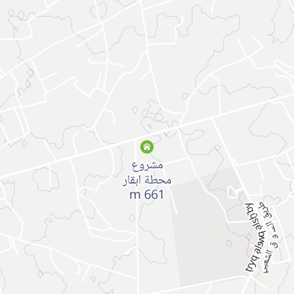 Map of مشروع محطة ابقار
