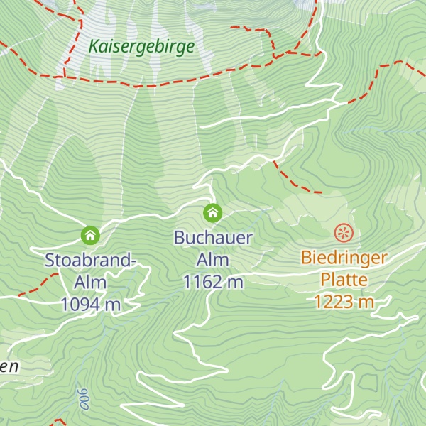 Map of Buchauer Alm