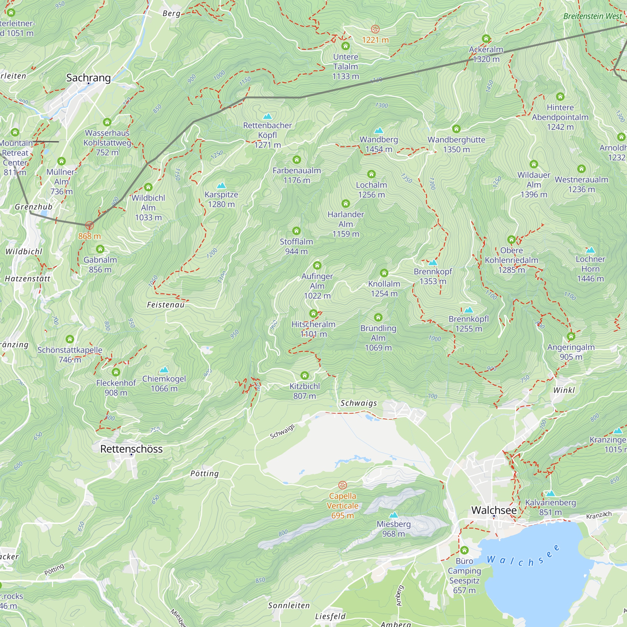 Hitscheralm map
