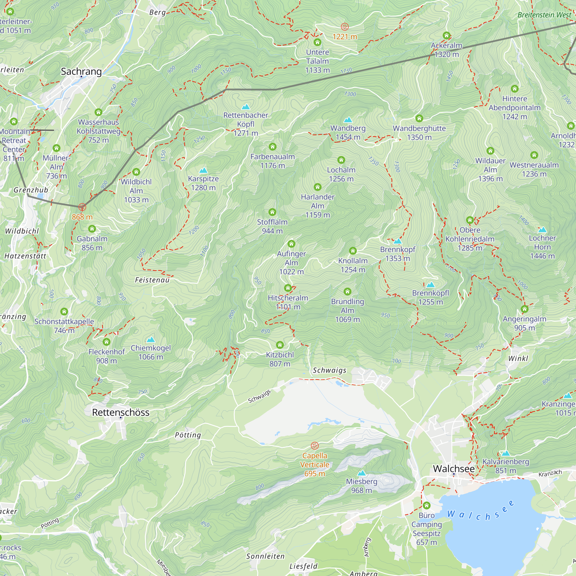 Hitscheralm map