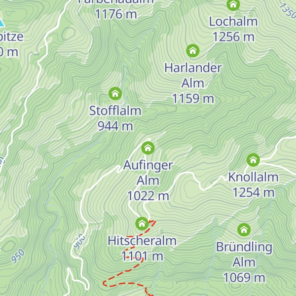 Map of Aufinger Alm