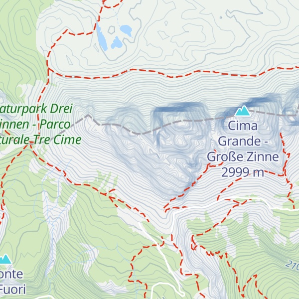 Map of Croda di Mezzo