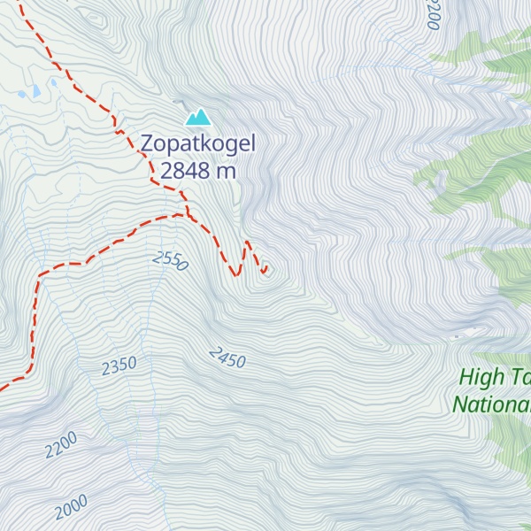 Map of Mullwitzkogel