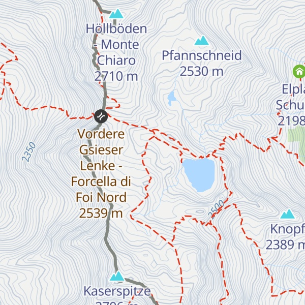 Map of Biwakschachtel Schwarzsee