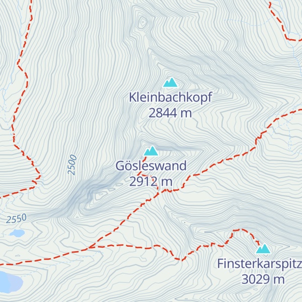 Map of Gösleswand