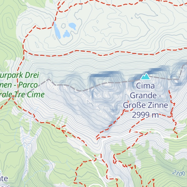 Map of Croda Longeres