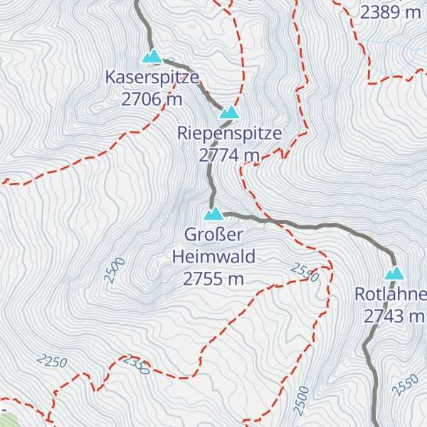 Map of Großer Heimwald
