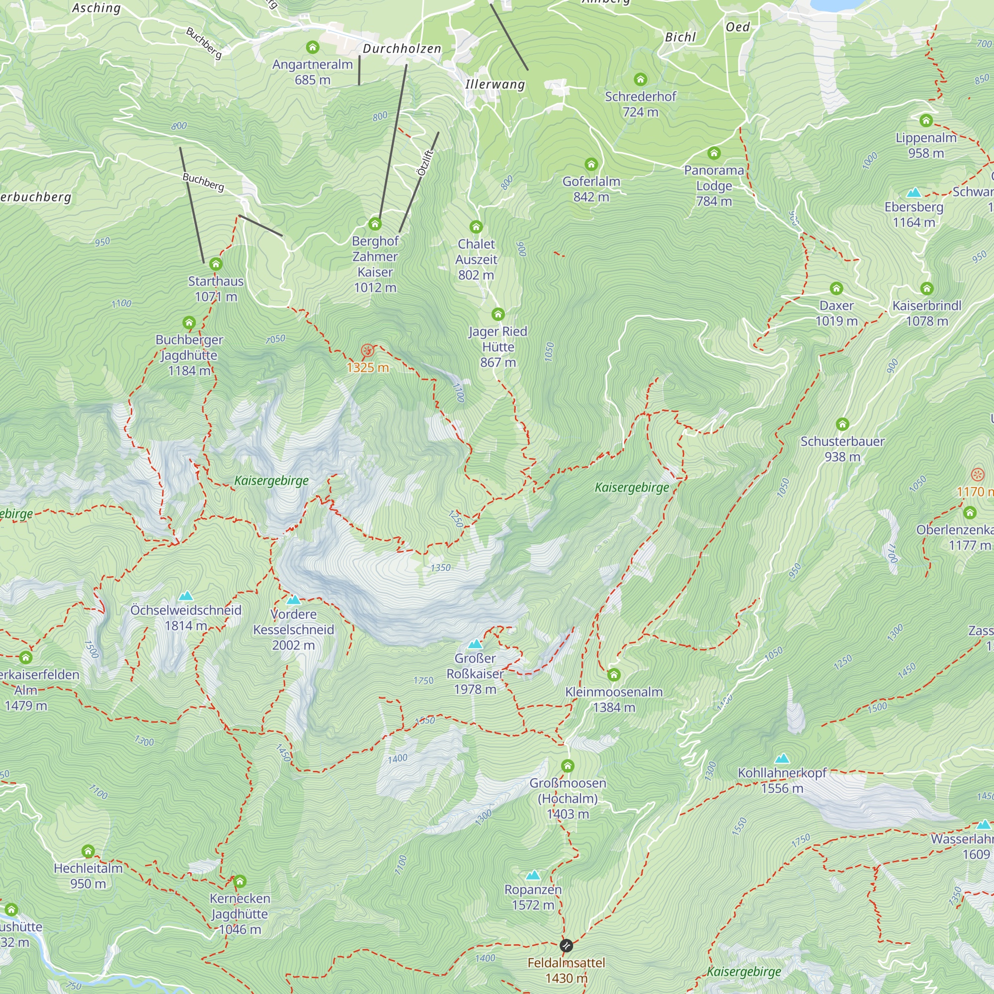 Winkelalm map