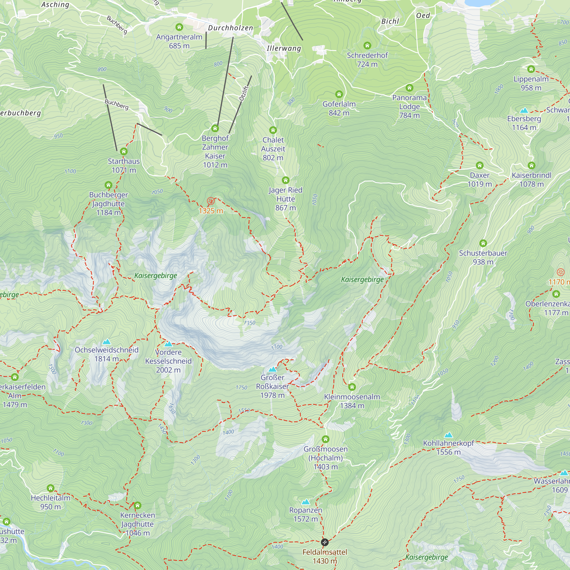 Winkelalm map