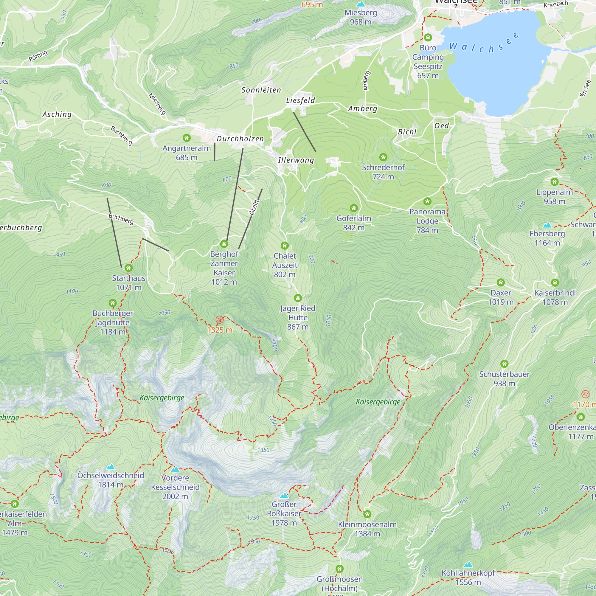 Jager Ried Hütte map