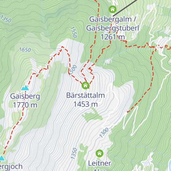 Map of Bärstättalm