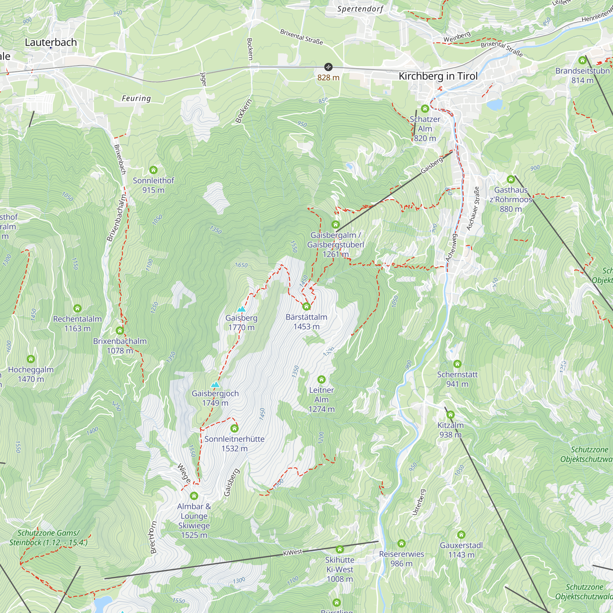 Bärstättalm map